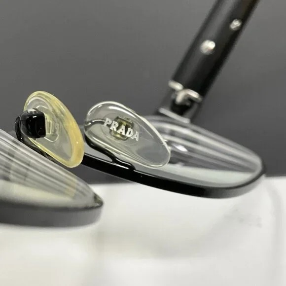 Prada VPR61P FAD-1O1 Eyeglasses Frames Matte Black Rectangle 53 [] 16 140 - Picture 7 of 13